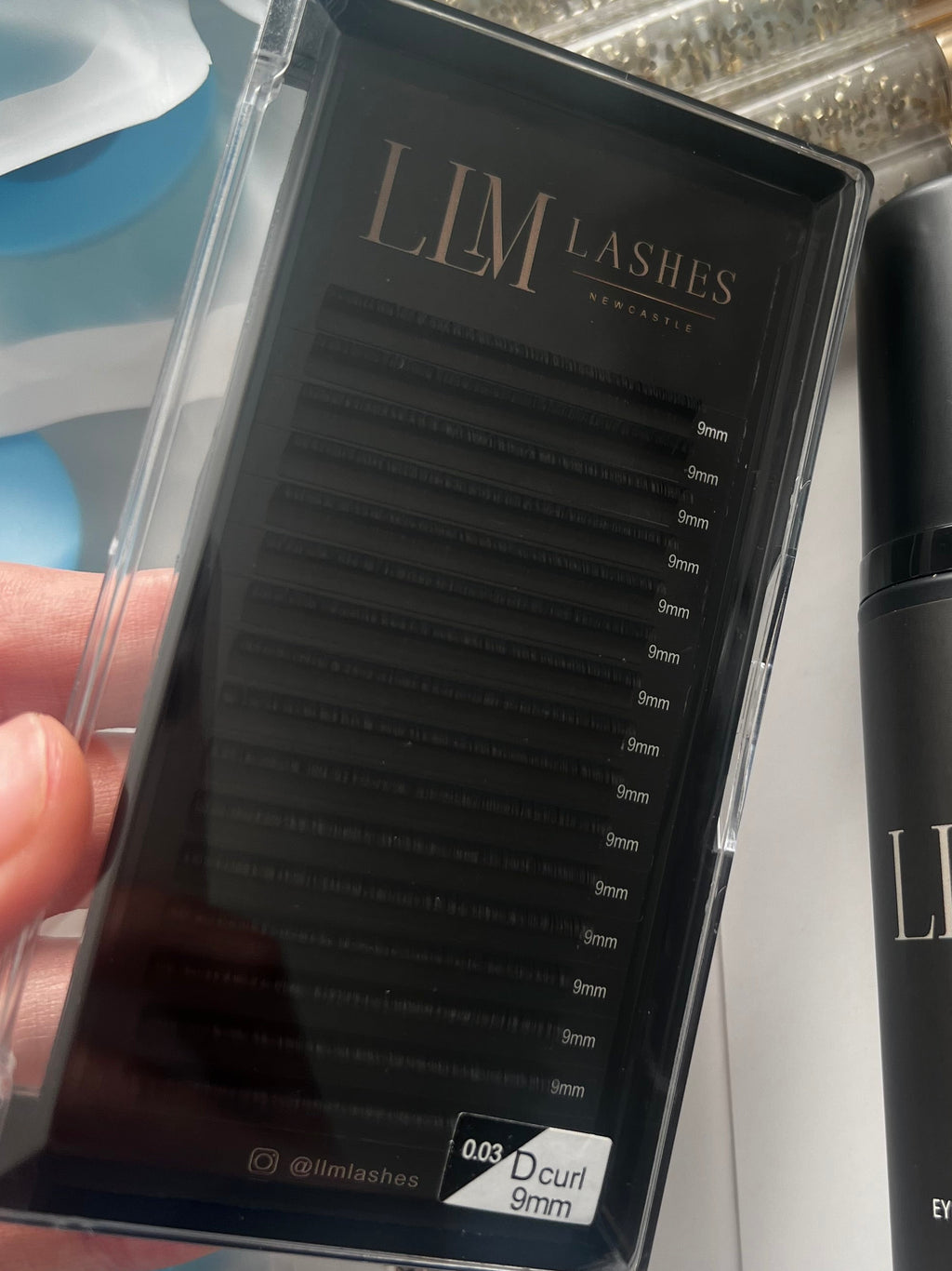 LLM 0.05 single length lash trays (16 rows)
