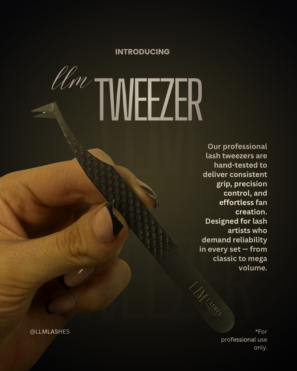 LLM Professional lash tweezers
